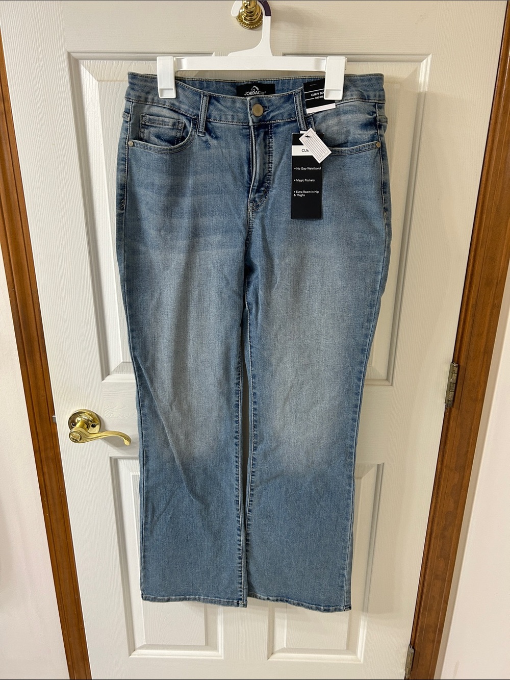 Jordache Light Blue Straight-Leg Women's Jeans